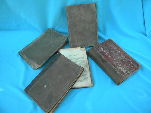 photo of large lot of antique 1800s school books one room schoolhouse vintage #4