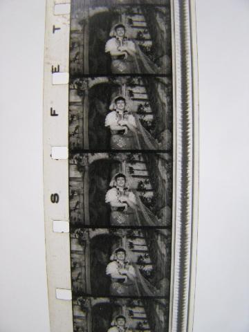 photo of large lot of vintage 16mm black and white soundie movie films, Abbot and Costello. #7