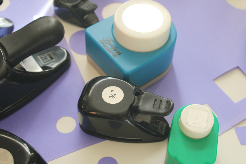 photo of large lot paper punches for scrapbooking shapes & tags Marvy Uchida, Stampin Up etc  #4