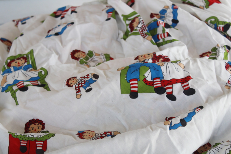 photo of large lot vintage scrap fabric, colorful prints for retro girly accessories, doll clothes etc #15