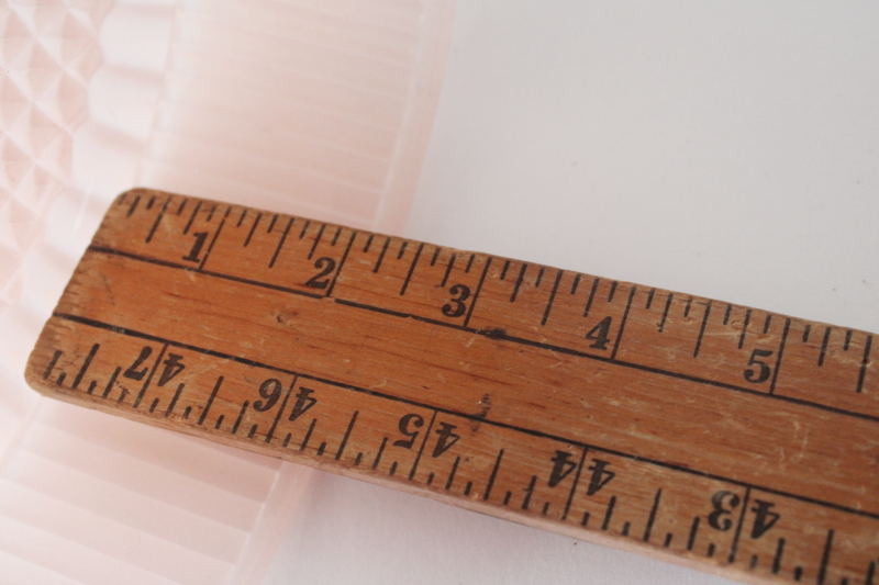 photo of large pink frosted glass heart diamond point hobnail, vintage heart shaped night light lamp shade?  #2
