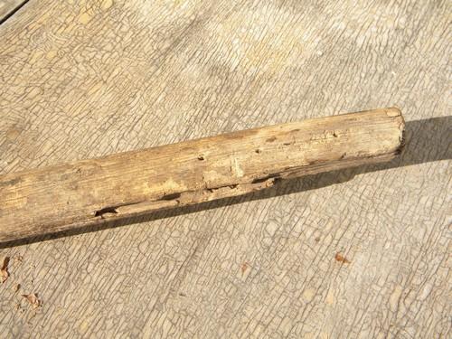 photo of large primitive antique broad axe with 11-1/2'' blade, for hand hewing barn beams etc #5