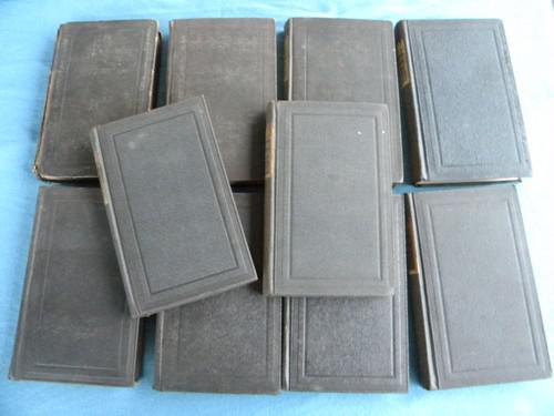 photo of lot 11 antique  mid 1800s Barnes Notes Civil War vintage Bible commentary #5