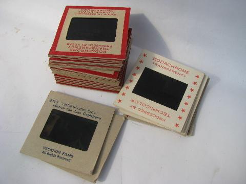 photo of lot 25 vintage photo slides, San Juan Capistrano Mission & architecture #1