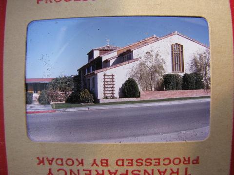 photo of lot 25 vintage photo slides, San Juan Capistrano Mission & architecture #6