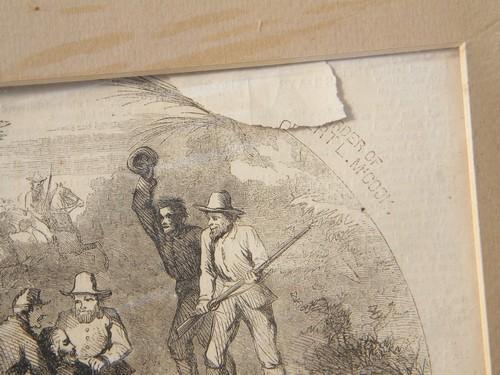 photo of lot 3 antique 1860s Harper's Weekly Civil War engravings Thomas Nast #5