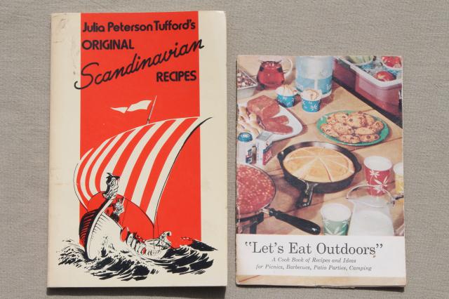 photo of lot 40s 50s 60s vintage cookbooks & recipe booklets, advertising cook books etc. #8