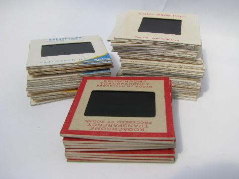 photo of lot 45 35mm photo slides, vintage cars, hot rods & parade floats #1