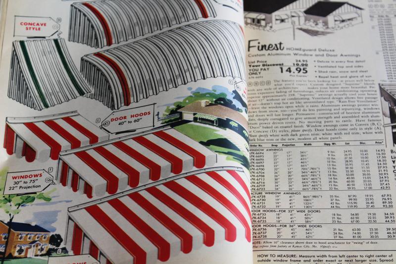 photo of lot 50s vintage mail order catalogs, mid-century department store sale books, retro graphics! #8