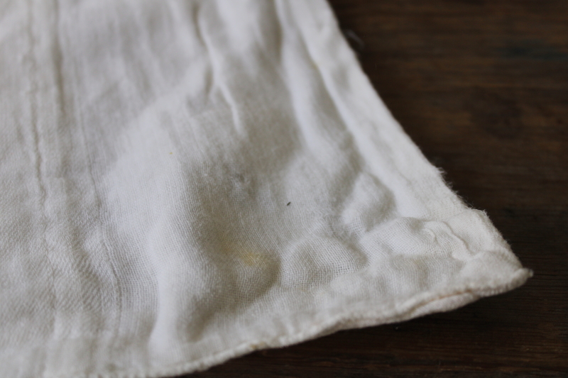 photo of lot 60s 70s vintage cloth diapers from Dy Dee Wash, Curity & Chix trifold cotton diapers  #5