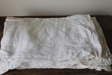 catalog photo of lot 60s 70s vintage cloth diapers from Dy Dee Wash, Curity & Chix trifold cotton diapers 