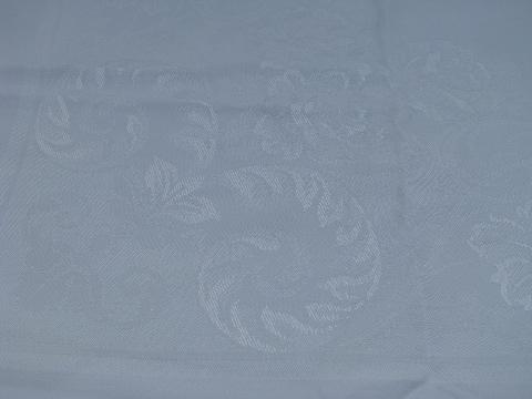 photo of lot 8 vintage antique cotton and linen damask fabric tablecloths #5