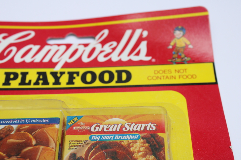 photo of lot 90s vintage sealed toys play food mini brands real advertising cardboard package miniatures  #7