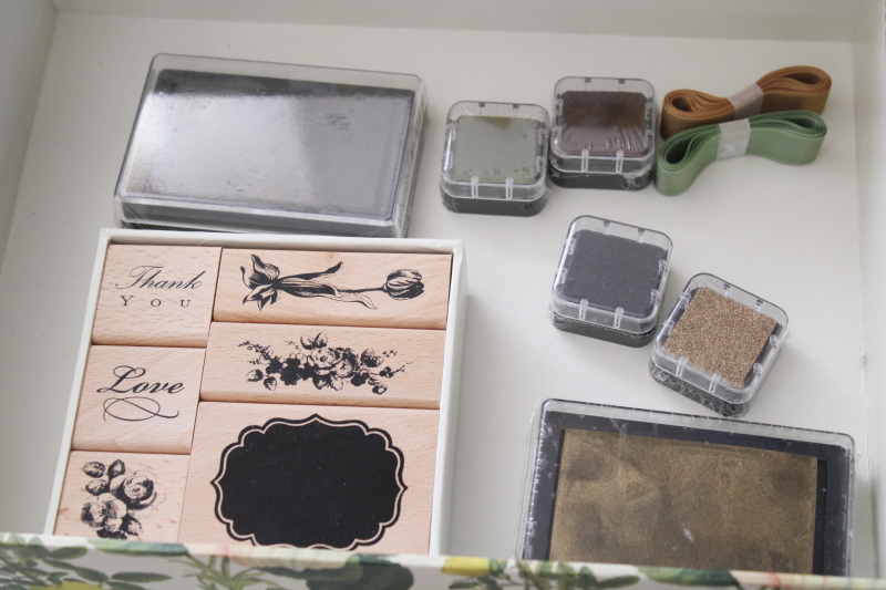 photo of lot Anna Griffin paper craft & stamping sets, brass stencil embossing, clear & rubber stamps #3