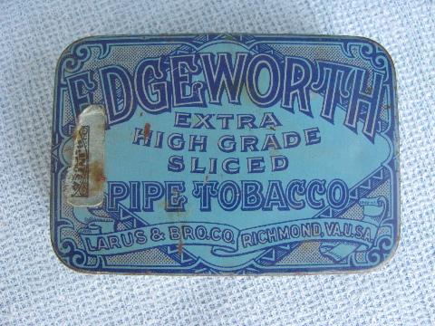 photo of lot antique vintage Riza cigarette rolling papers in old tobacco tin #2