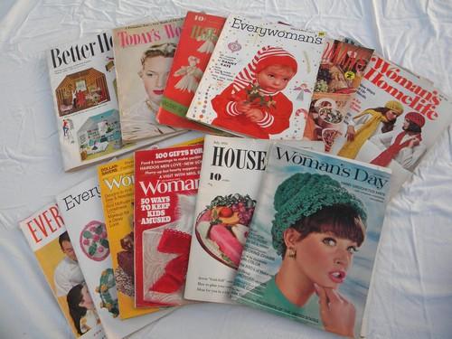 photo of lot assorted vintage women's/home magazines vintage and retro advertising #1