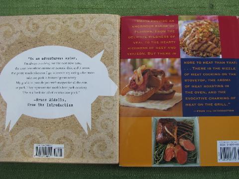 photo of lot big specialty cookbooks, steaks, chops, roasts, bones - all meat! #4