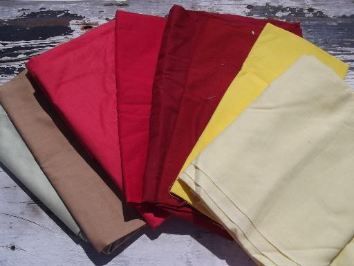 photo of lot cotton and cotton blend quilt fabric solid colors, solids for quilting #2