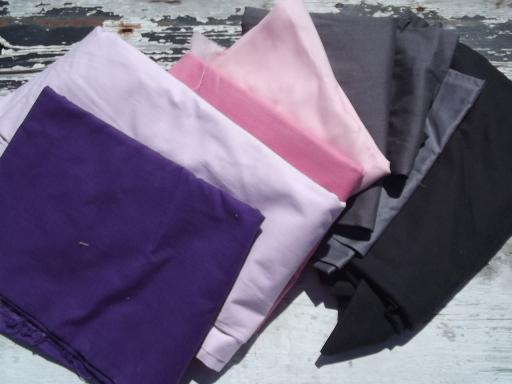 photo of lot cotton and cotton blend quilt fabric solid colors, solids for quilting #3