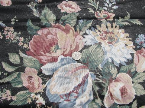 photo of lot glazed cotton chintz vintage John Wolf floral print fabric sample books #9
