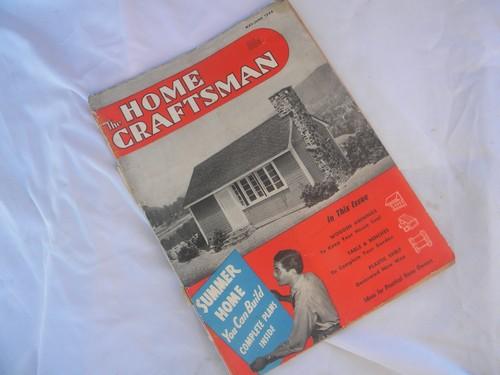 photo of lot mid century Home Craftsman magazines w/ projects and advertising #4