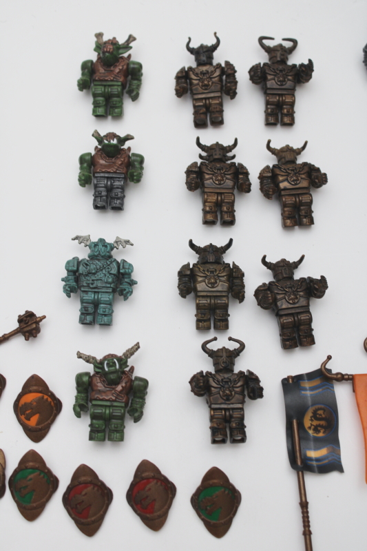 photo of lot minifigures Mega Bloks Dragons Krystal Wars minifigs & accessories  #3