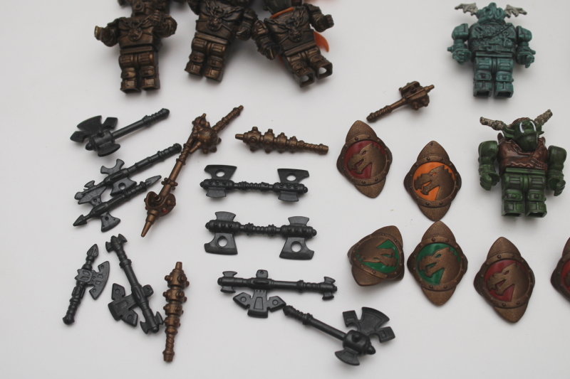 photo of lot minifigures Mega Bloks Dragons Krystal Wars minifigs & accessories  #5