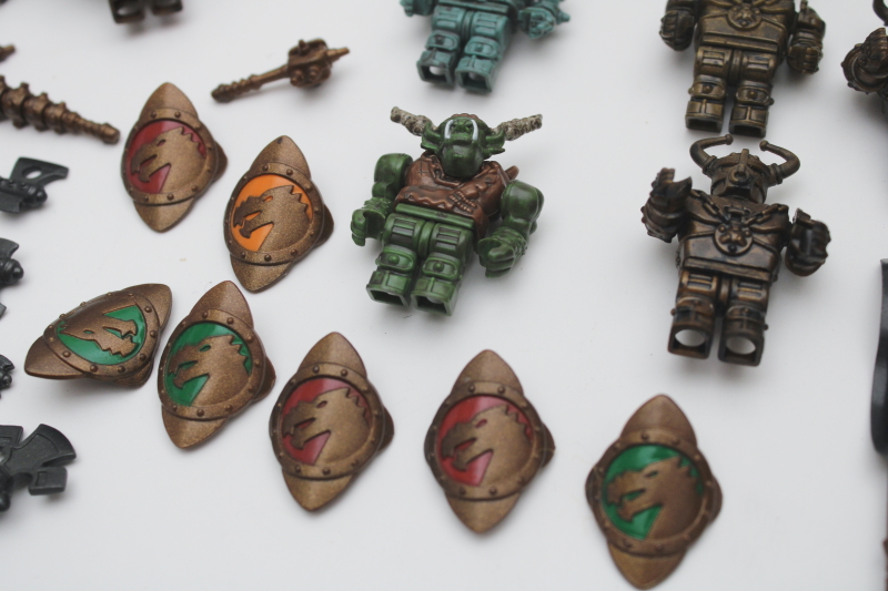 photo of lot minifigures Mega Bloks Dragons Krystal Wars minifigs & accessories  #6