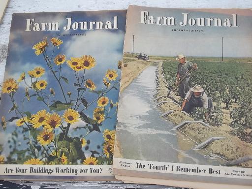 photo of lot of 16 1930s and 40s vintage farmer, country home and farm wife magazines #8