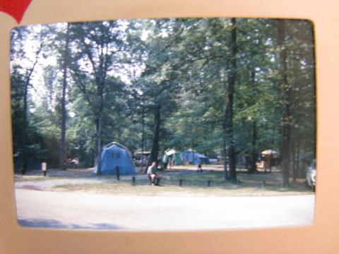 photo of lot of 18 Airstream vintage, 35mm photo slides of retro campers, camper trailers etc. #4