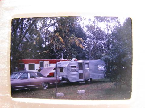 photo of lot of 18 Airstream vintage, 35mm photo slides of retro campers, camper trailers etc. #5