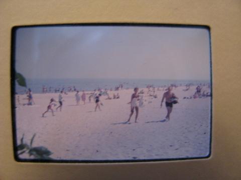 photo of lot vintage 35mm photo slides Great Lakes beaches, Lake Superior, Bar Harbor #4