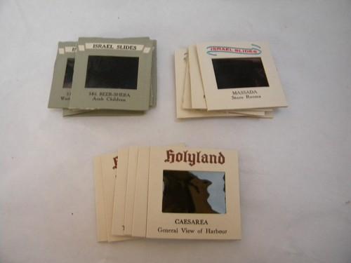 photo of lot of 1960s/1970s vintage professional photo slides of Israel #1