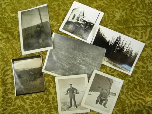 photo of lot of 21 WWII soldier's photos from Alaska w/ Army censor stamps #2