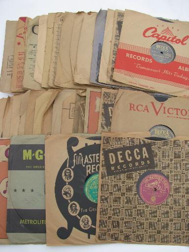 photo of lot of 30 swing vintage 78s 78 rpm records foxtrot/big band music #1