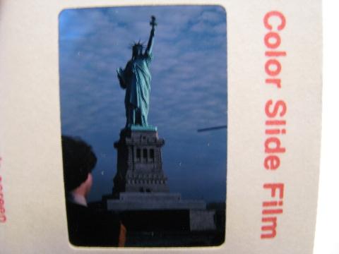 photo of lot of 35 vintage 35mm photo slides San Francisco, Statue of Liberty, London, Eiffel Tower #6