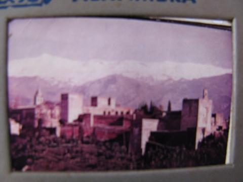 photo of lot of 45 vintage commercial 35mm photo slides of Tangier, Gibraltar, Granada - the Alhambra #3