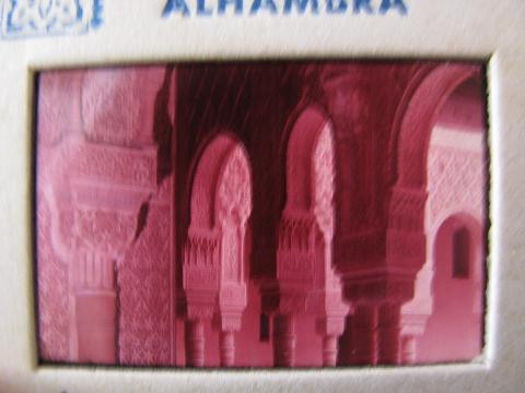 photo of lot of 45 vintage commercial 35mm photo slides of Tangier, Gibraltar, Granada - the Alhambra #7