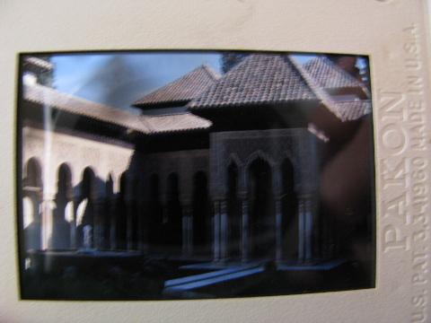 photo of lot of 45 vintage commercial 35mm photo slides of Tangier, Gibraltar, Granada - the Alhambra #8