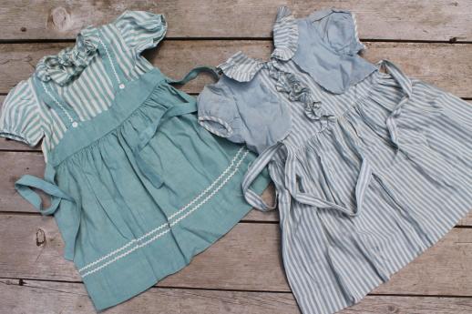 photo of lot of 50s 60s vintage clothes for little girls - everyday dresses & party dresses #4