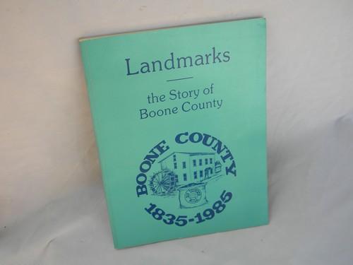 photo of lot of 70s/80s books on local history and landmarks Boone County, Illinois #5