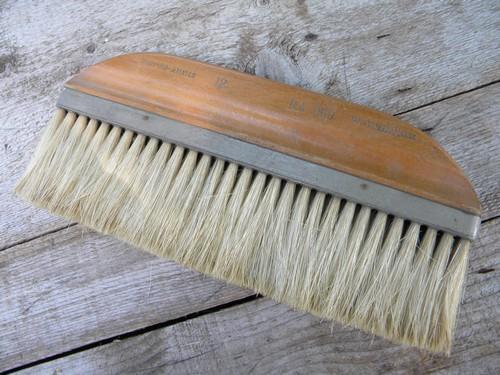 photo of lot of assorted primitive old and vintage brushes, natural bristles #3