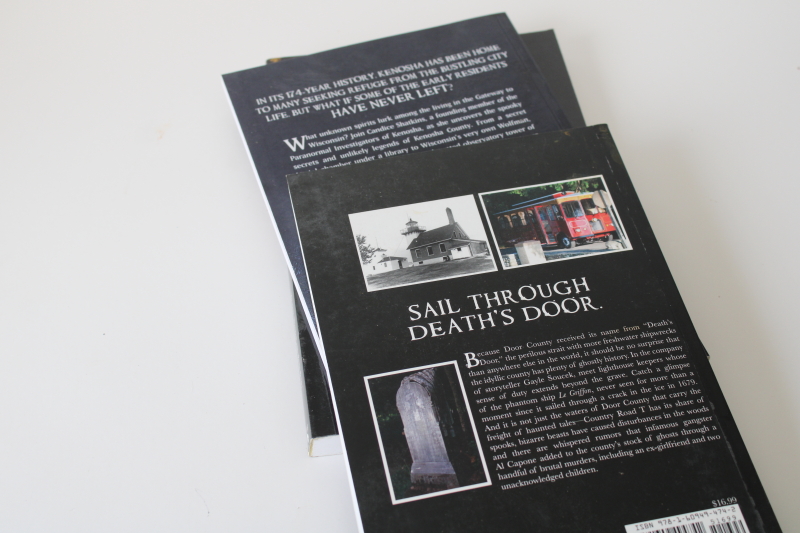 photo of lot of books Haunted Wisconsin, Door County, Kenosha ghost legends & history  #2