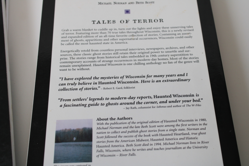 photo of lot of books Haunted Wisconsin, Door County, Kenosha ghost legends & history  #3