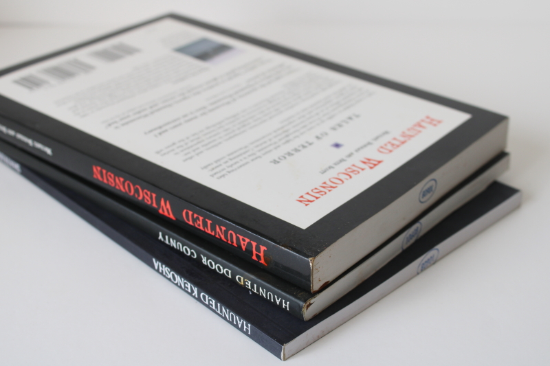 photo of lot of books Haunted Wisconsin, Door County, Kenosha ghost legends & history  #4