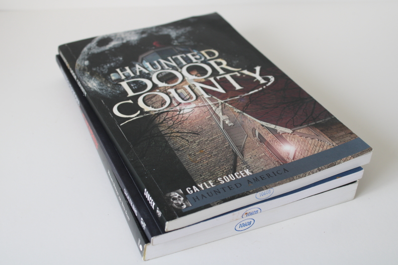 photo of lot of books Haunted Wisconsin, Door County, Kenosha ghost legends & history  #5
