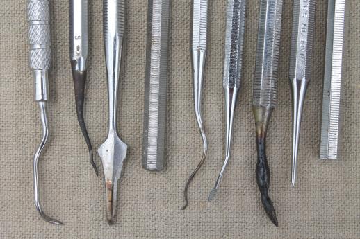 photo of lot of dental picks, jeweler's wax sculpting, modeling & carving   tools for lost wax casting  #2