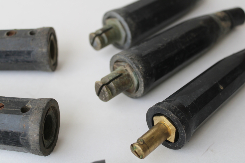 photo of lot of heavy gauge cable connectors Lenco LC-10 etc industrial electric wiring  #3