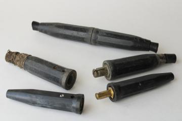 catalog photo of lot of heavy gauge cable connectors Lenco LC-10 etc industrial electric wiring 