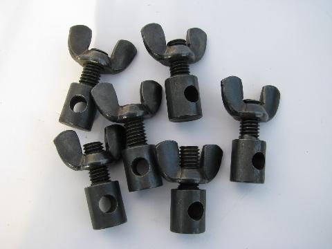 photo of lot of industrial 5/8'' trunion/poppet machine clamps #1